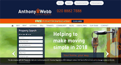 Desktop Screenshot of anthonywebb.co.uk